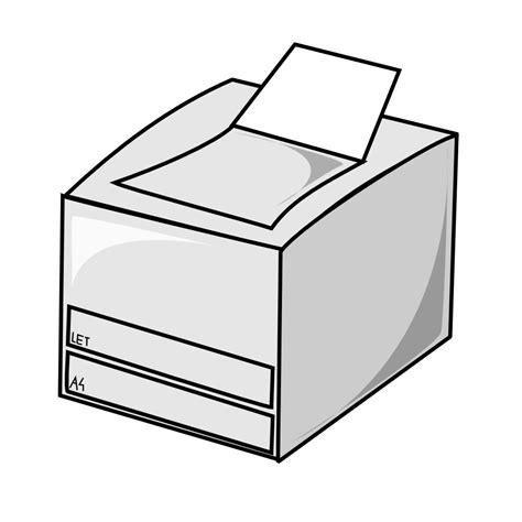 OnlineLabels Clip Art - Laser Printer