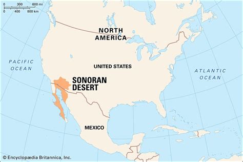 Sonoran Desert On A Map - Map Of Massachusetts