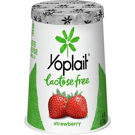 Yoplait Lactose Free Yogurt, Strawberry, 6.0 oz - Walmart.com - Walmart.com