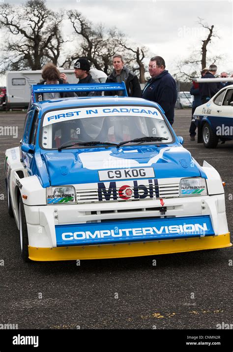 Austin Mini Metro 6R4 Rally Car in the Paddock at Oulton Park Motor ...