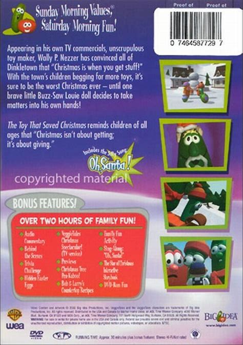 Veggie Tales: The Toy That Saved Christmas (DVD 1996) | DVD Empire