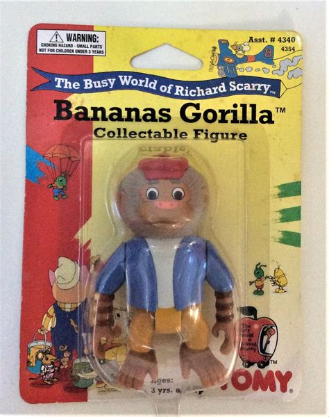 Vintage Bananas Gorilla Figure From the Busy World of Richard Scarry ...