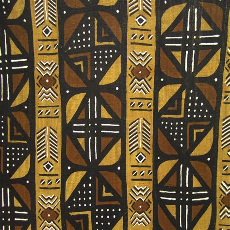 Extra Large Black and White Tribal Print Mudcloth | African pattern ...