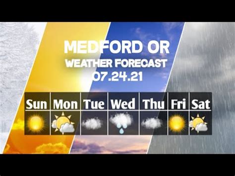 Weather Forecast Medford, Oregon Medford weather Forecast 07/24/2021 - YouTube