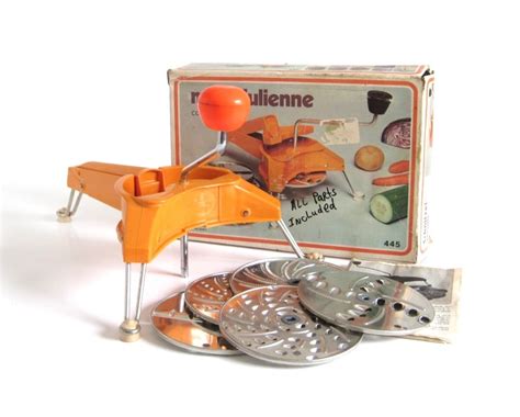 Mouli Julienne Rotary Grater Shredder Slicer by LaurasLastDitch