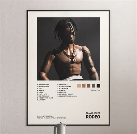 Travis Scott - Rodeo Album Cover Poster | Travis scott, Travis scott ...