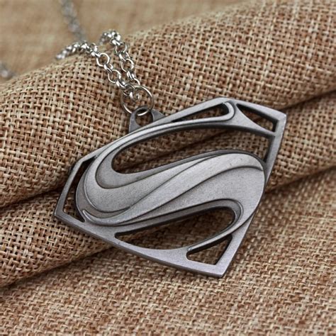 Superhero Series Superman Loge Pendants Necklaces For Men And Women ...