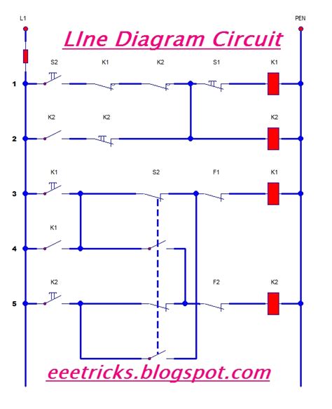 eeetricks.blogspot.com: Line Diagram Circuit