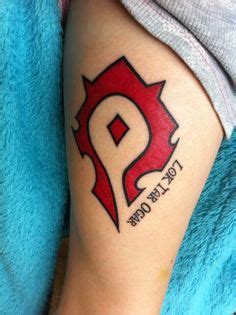 lok'tar ogar tattoo - Google Search | Cute ankle tattoos, Horde tattoo ...