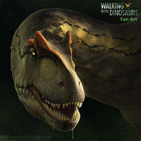 ArtStation - Commission: Walking with Dinosaurs Allosaurus