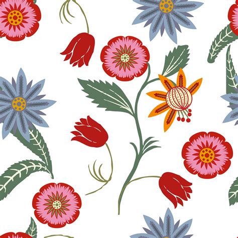 Motif de fond de papier peint floral Photo stock libre - Public Domain Pictures