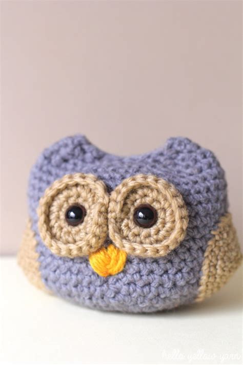 Dusk the Baby Owl – FREE Crochet Pattern