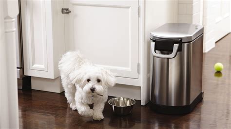 simplehuman | simplehuman large stainless steel pet food can | Food animals, Pet food storage ...