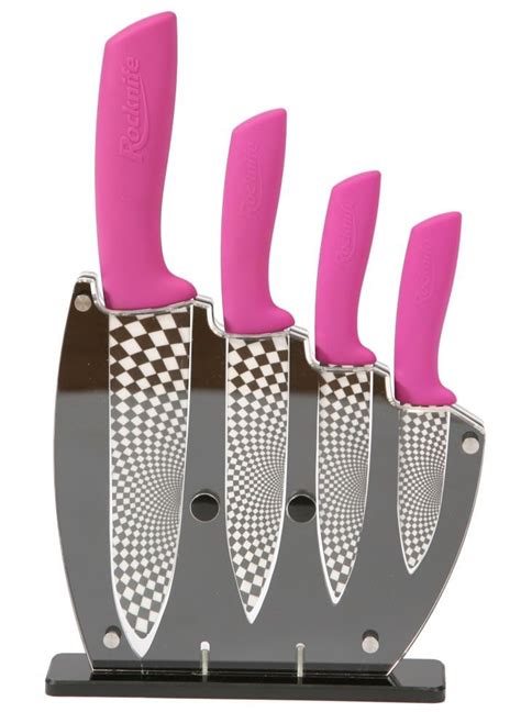 Pink Ceramic Kitchen Knife Sets - Rocknife Ceramic Knives | Kitchen ...