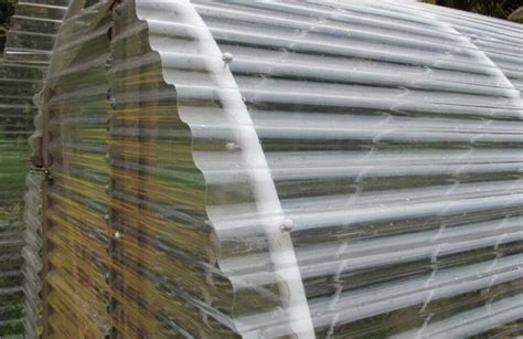 Is it safe to use corrugated polycarbonate panels in a greenhouse?