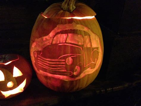 Chevy Truck Pumpkin | Pumpkin decorating, Pumpkin pattern, Pumpkin carving