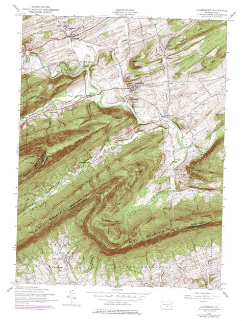 32 Topographic Map Of Pennsylvania - Maps Database Source