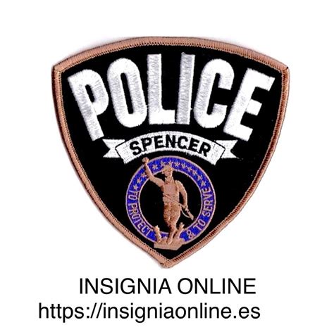 Spencer police patch;https://insigniaonline.es