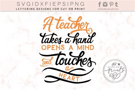 Teacher SVG File for Cricut Svg School Design Teacher Quotes - Etsy