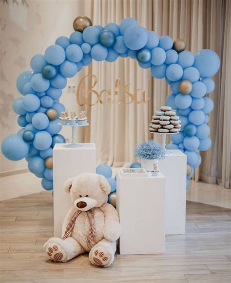 Arriba 43+ images arreglos con globos baby shower niño - Viaterra.mx