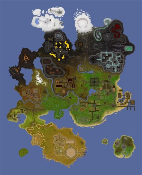 Old School Runescape Wallpaper Inside Osrs World Map - Runescape World Map 2019 (#356159) - HD ...