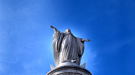 Free Images : sky, monument, statue, religion, blue, sculpture, catholic, maria, virgin mary ...