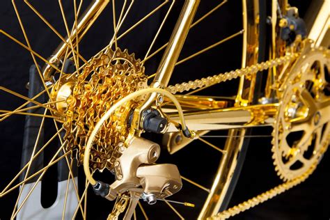 24K Gold Racing Bike Costs Rolls-Royce Wraith Money - autoevolution