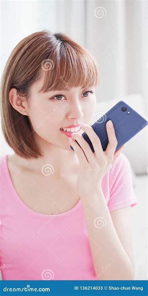 Smartphone Voice Assistant Concept Stock Image - Image of phone, device ...