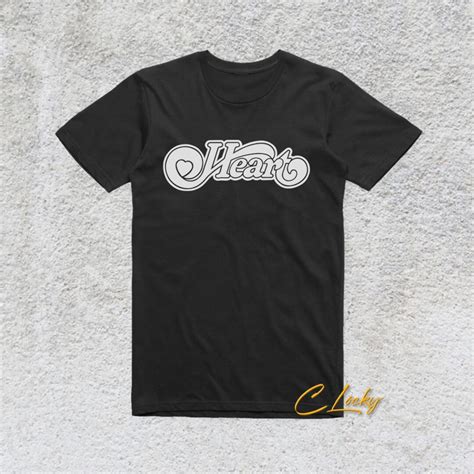 Heart Band T-shirt American Rock Hard Rock Music Band Ann - Etsy