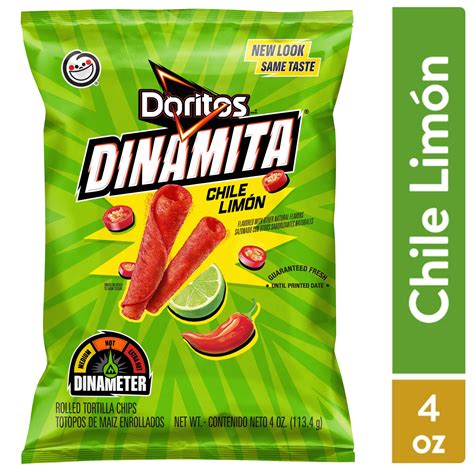 Doritos Dinamita Chile Limon Tortilla Chips, Bag, 45% OFF