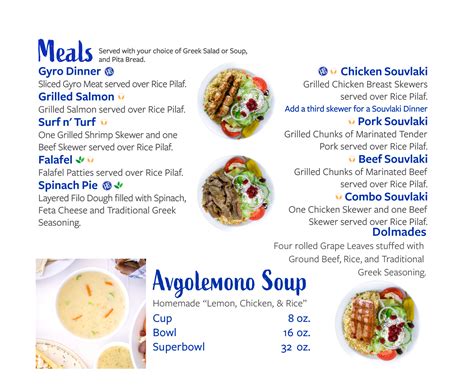 Menu – The Hungry Greek