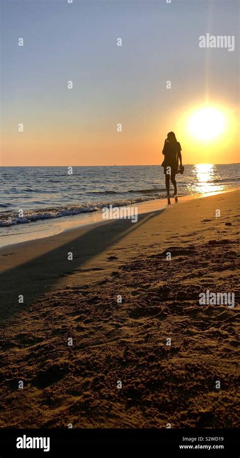 Walk on the beach Stock Photo - Alamy