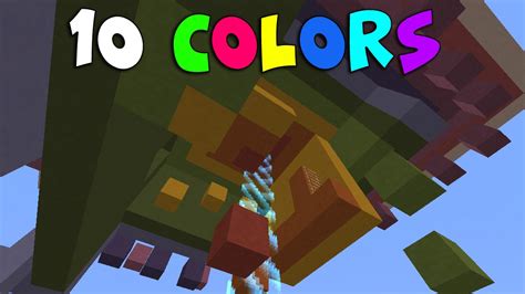 10 Colors Map 1.12.2/1.12 for Minecraft - 9Minecraft.Net