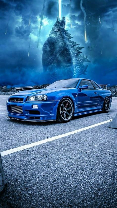 Godzilla Nissan Gtr, car, carros, editing, mustang, nissangtr, hop, skyline, HD phone wallpaper ...