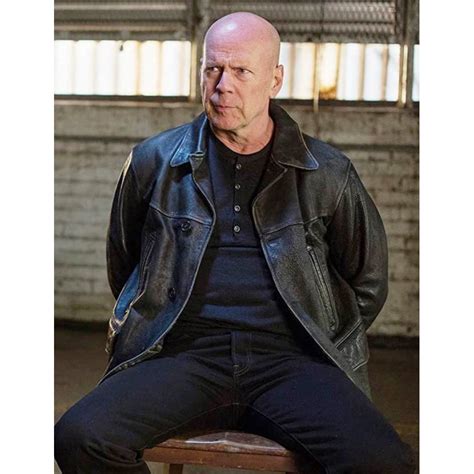 Extraction Bruce Willis Leather Jacket