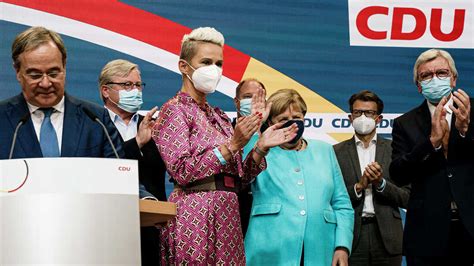 Early Results Show The German Election Is Too Close To Call : NPR