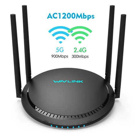 AC1200 WiFi Router Dual Band Wireless Internet Router,High Speed Wireless Router with 4x5dBi ...