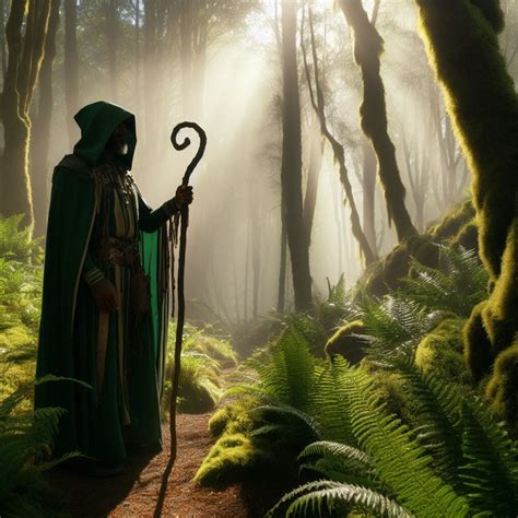 Forest Druid III by FutureRender on DeviantArt