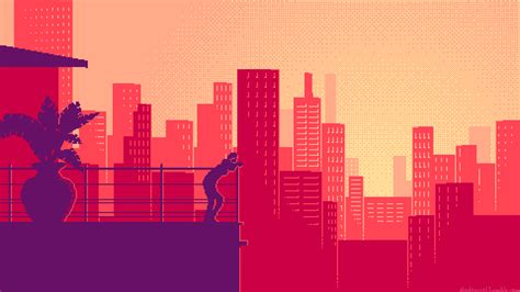 Download Building City Alone Artistic Pixel Art HD Wallpaper