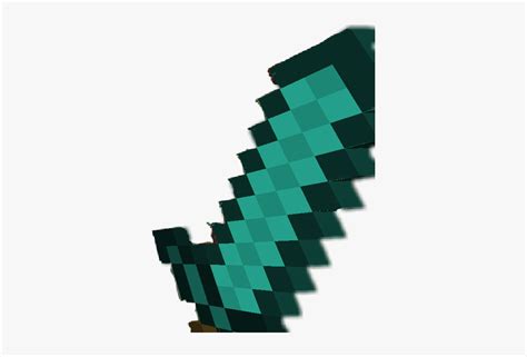 #minec#minecraft #diamond Sword - Minecraft Rope Swing, HD Png Download ...