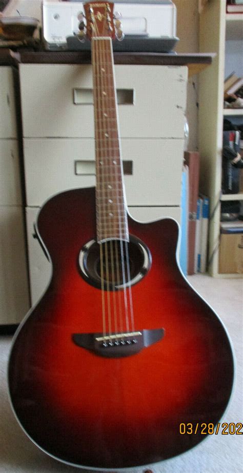 YAMAHA APX500 guitar DRB, thinline acoustic electric,