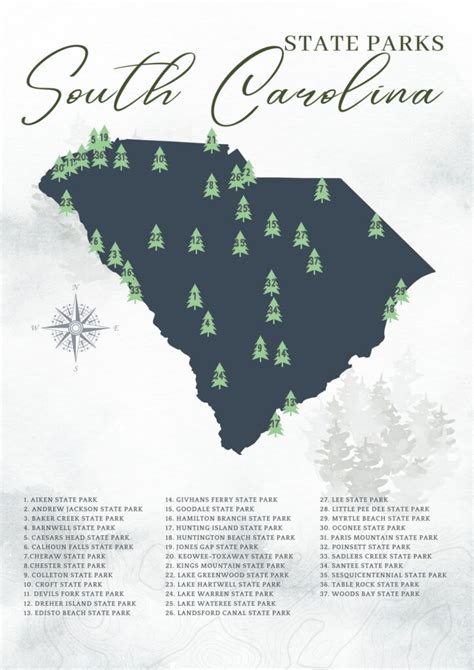 South Carolina State Park Map: Plan Your Trip Today!