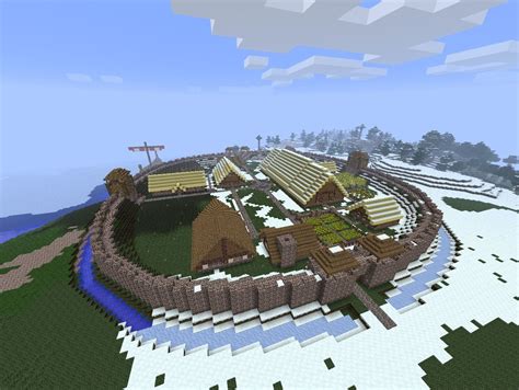 Viking Fort Minecraft Project | Minecraft projects, Minecraft designs, Viking village