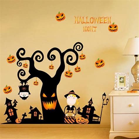 wall decoration ideas diy with paper | Spooky halloween decorations ...