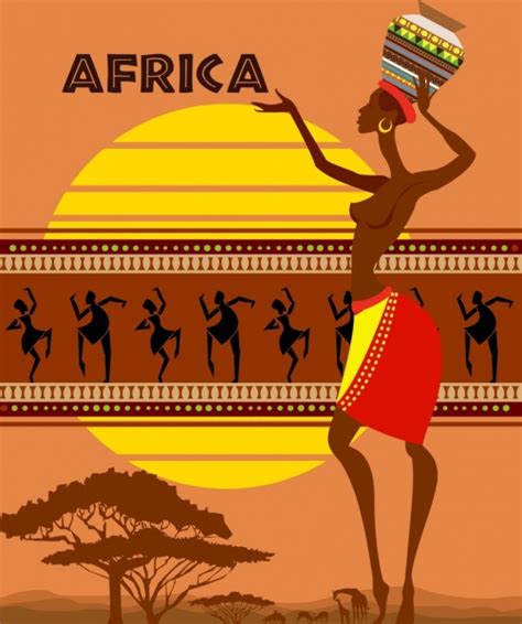 Traditional african tribal vectors free download graphic art designs