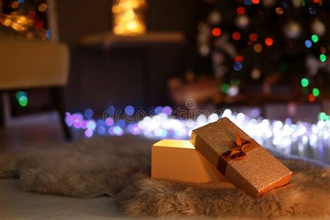 Open Gift Box and Christmas Tree Stock Image - Image of december, happy: 121159513