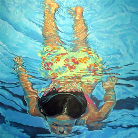 Melissa's Studio: Swim Paintings