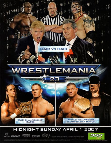 On this day in 2007, Wrestlemania 23 happened. One of the best ...