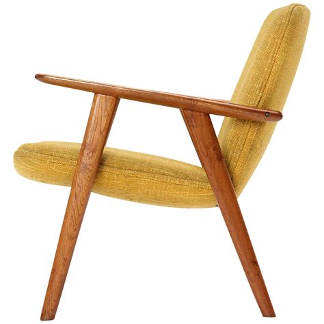 Oak Reading Chair by Hans J. Wegner For Sale at 1stdibs
