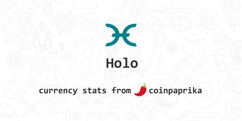 Holo (HOT) Price - Live Chart, Index, Market Cap | CoinPaprika